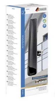Внешняя антенна SCHWAIGER DVB-T2 / DAB+ с усилителем, Full HD, UHF/VHF, 8.5 м кабель,
