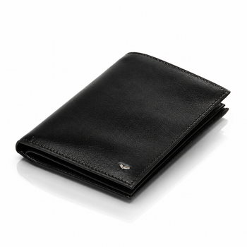 Гаманець шкіряний TERGAN 1219 Black Rustic — Для паспорта та авто документів, Чорний