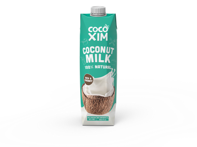 Кокосовые сливки (молоко) 17-19%, Cocoxim, 1 л