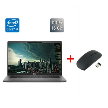 Ультрабук Dell Latitude 7420 / 14" (1920x1080) IPS / Intel Core i7-1185G7 (4 (8) ядра по 3.0 - 4.8 GHz) / 16 GB DDR4 / 256 GB SSD / Intel Iris Xe Graphics / WebCam / HDMI / Windows 11 б/в + Подарунок Бездротова миша / USB