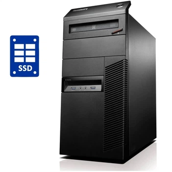 ПК Lenovo ThinkCentre M93p Tower / Intel Core i3-4130 (2 (4) ядра по 3.4 GHz) / 8 GB DDR3 / 500 GB HDD / Intel HD Graphics 4400 / DVD-RW / 280W + Кабель питания б/у