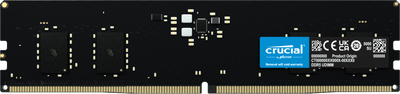 Модуль пам'яті Crucial 8 GB DDR5 4800 MHz (CT8G48C40U5) Tray 323267