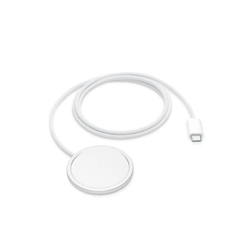 Зарядка Magsafe Charger 25W для iPhone / Плетеный шнур / Беспроводное магнитное зарядное устройство для Айфона