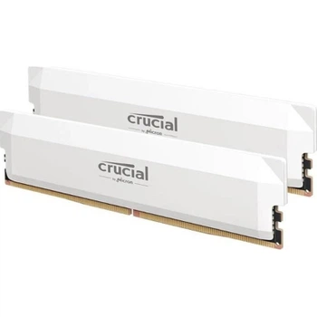 Модуль пам'яті для комп'ютера DDR5 64GB (2x32GB) 6000 MHz Crucial Pro Wite Micron (CP2K32G60C40U5W)