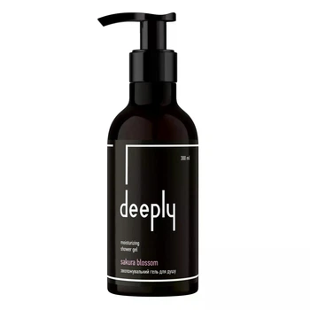 Зволожувальний гель Deeply для душу Sakura Blossom Moisturizing Shower Gel 300 мл