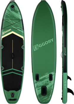 Надувная SUP доска для плавания EGGORY 335 см Зеленая (SUP5021647)