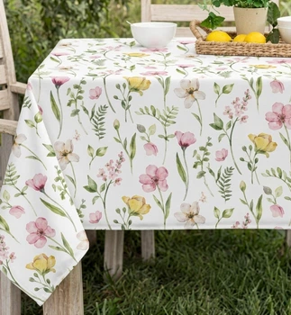 Скатертина Ardesto Spring flowers ART07FL 120х140 см