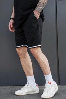 Чоловічі Легкі Трикотажні Шорти Without Coolmax OneStripe M Black
