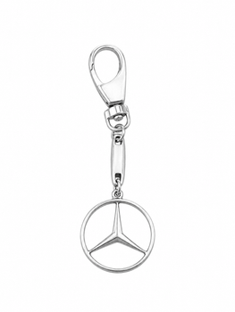 Брелок из белого золота Mercedes (Мерседес) (з9003)