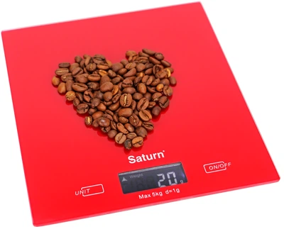Ваги кухонні SATURN ST-KS7810 red