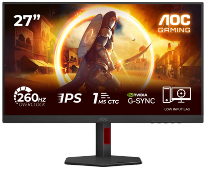 Монітор 27" aoc 27g4zr Black