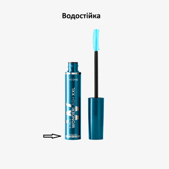 Водостійка туш для вій 5 в 1 The ONE Wonder Lash XXL код 40697