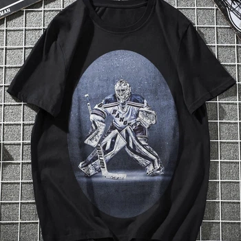 Футболка LOYS Хоккей, Rangers (вратарь) LO03315 goodreclama Черный XXL
