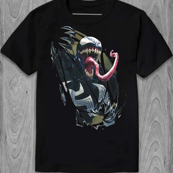 Мужская футболка LOYS Venom, персонаж из комикса Бэтмен Batman LO02416 goodreclama Черный XL