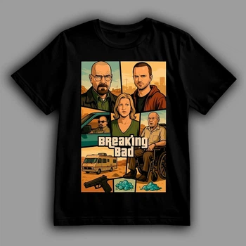 Футболка LOYS Breaking Bad в стиле обложки GTA LO10451 goodreclama Черный L