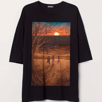 Футболка LOYS Attack on Titan Атака титанів, LO03668 goodreclama Чорний XL