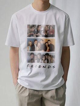 Футболка LOYS Friends collage LO04661 goodreclama Белый XS
