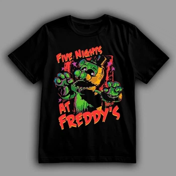 Футболка LOYS ФНАФ (FNaF) ретро Фредді LO09276 goodreclama Чорний S