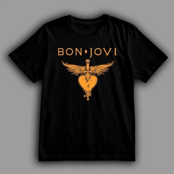 Футболка LOYS Bon Jovi Heart логотип рок-группы goodreclama M