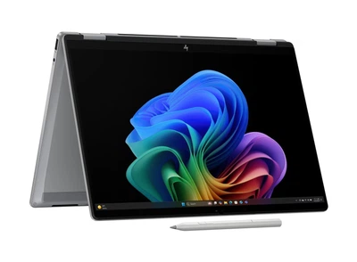 Ноутбук HP OmniBook X Flip 14-fk0015nn (C57DVEA), AMD Ryzen AI 7 350, 14" 3K OLED Touch, 120Гц, 24 ГБ DDR5, SSD 1 ТБ, AMD Radeon 860M, Windows 11 Home, Meteor Silver