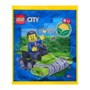 Конструктор Lego Фигурка Farmer with Lawn Mower Paper Bag City 952303 cty1574