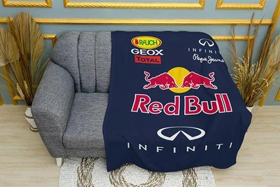 Плед «Команда Ред Булл. Формула-1. Red Bull Team» Однослойный, 135х150 см
