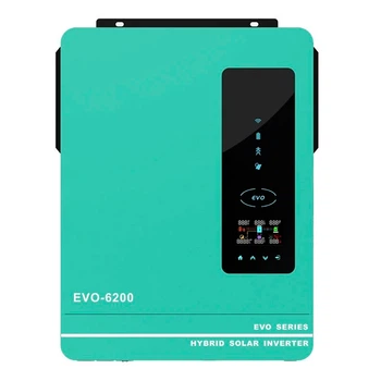Гібридний інвертор Anern AN-SCI-EVO-6200, 48 В, 6200 Вт (безперебійник, UPS, ДБЖ) зарядка 100А