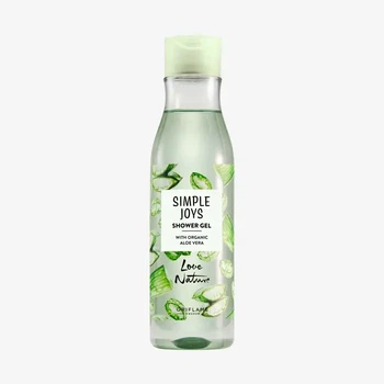 Гель для душа с органическим алоэ вера Simple Joys Love Nature-250 мл