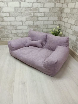 Безкаркасний диван для собак, лежак для тварин, котиків, пуф Animals_joy S 50*35 см (009)