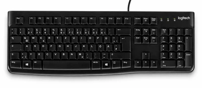 Клавіатура дротова Logitech K120 USB Black ENG