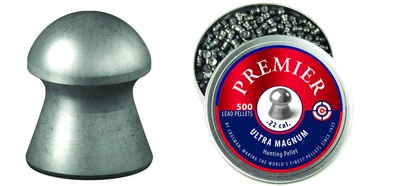 Кульки Crosman Premier 0.92 г, кал.22(5.5 мм), уп. 500 шт. (1002362)