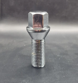 Болт колісний М14x1.5x28 Конус Хром Ключ 17 BMW, Peugeot, Renault, Volvo