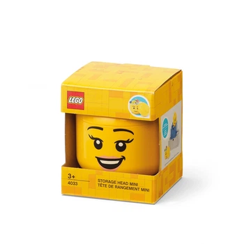Бокс-голова LEGO® Happy Girl Mini (40330801) – Безпека і стиль