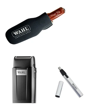 Дорожня бритва Super Close + Тример для носа Wahl + Wahl travelbag