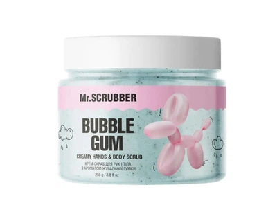 Крем-скраб для рук і тіла з ароматом жувальної гумки Bubble Gum Mr.SCRUBBER 250 г