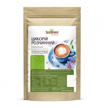Цикорий натуральный без сахара (с инулином 40%) Здорово, 500 г