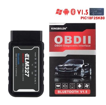 Авто сканер для Android KingBolen v 1.5 Блютуз / Bluetooth на чипе PIC25K80 (633513902-3) Черный