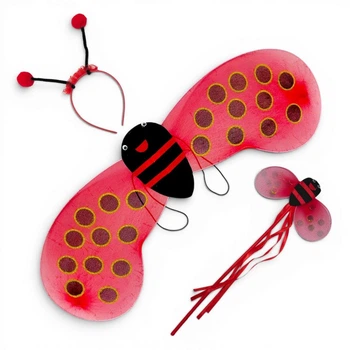 Крылья Божьей Коровки (красные 66*20 см) MIC KA-23-5060