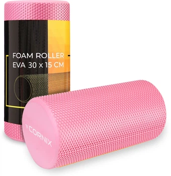 Масажний ролик Cornix EVA+ 30 x 15 см (валик, ролер) Pink (XR-0298)