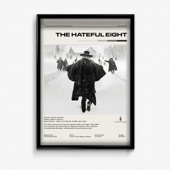 Постер в рамке the hateful eight А4