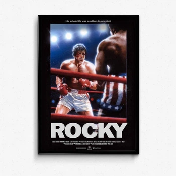 Постер в рамке rocky А4