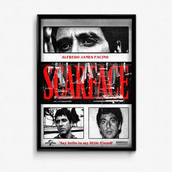 Постер в рамці scarface А3