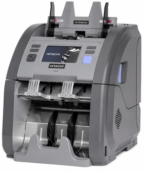 Банковский двухкарманный Сортировщик банкнот HITACHI IH-110F Full Fitness / Magner 165F — NEW 2026, Dual CIS, чтение серийных номеров S.N., профессиональная проверка и сортировка купюр по ветхости