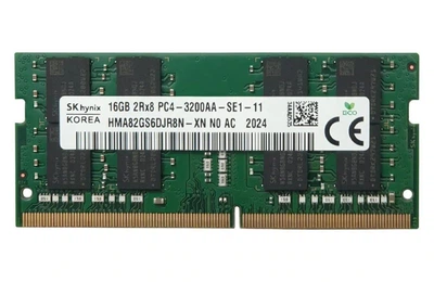 Модуль памяти DDR4 16Gb Hynix 3200 MHz Sodimm (HMA82GS6DJR8N-XN N0 AC) Б/у