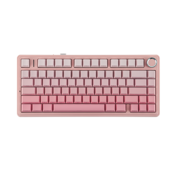 Клавіатура механічна безпровідна Aula F75 з RGB та підтримкою HOT SWAP Pink