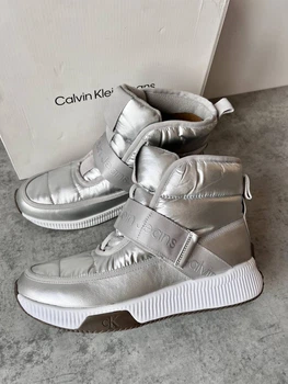 Стильні сріблясті дутіки Calvin Klein US11 28см
