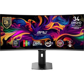 Монитор 34" MSI MPG 341CQR QD-OLED X36 Curved UWQHD OLED 360Hz (MPG 341CQR QD-OLED X36)