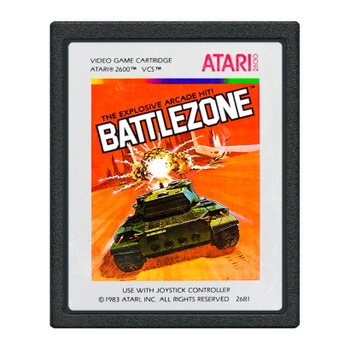 Игра Atari 2600 Battlezone Black Б/У