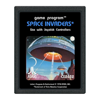 Игра Atari 2600 Space Invaders Black Б/У
