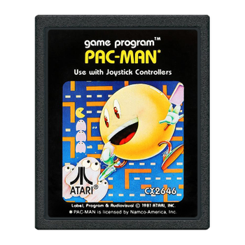 Игра Atari 2600 Pac-Man Black Б/У